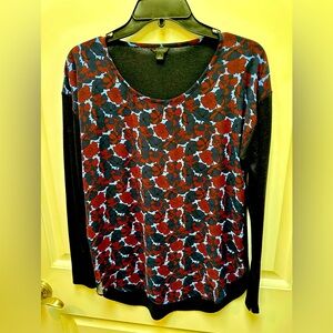 Anne Taylor Pull Over with Overlay